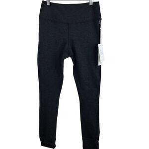 Johnny Was Calme Ease Space Dye High Waist Legging Charcoal Black Size Small